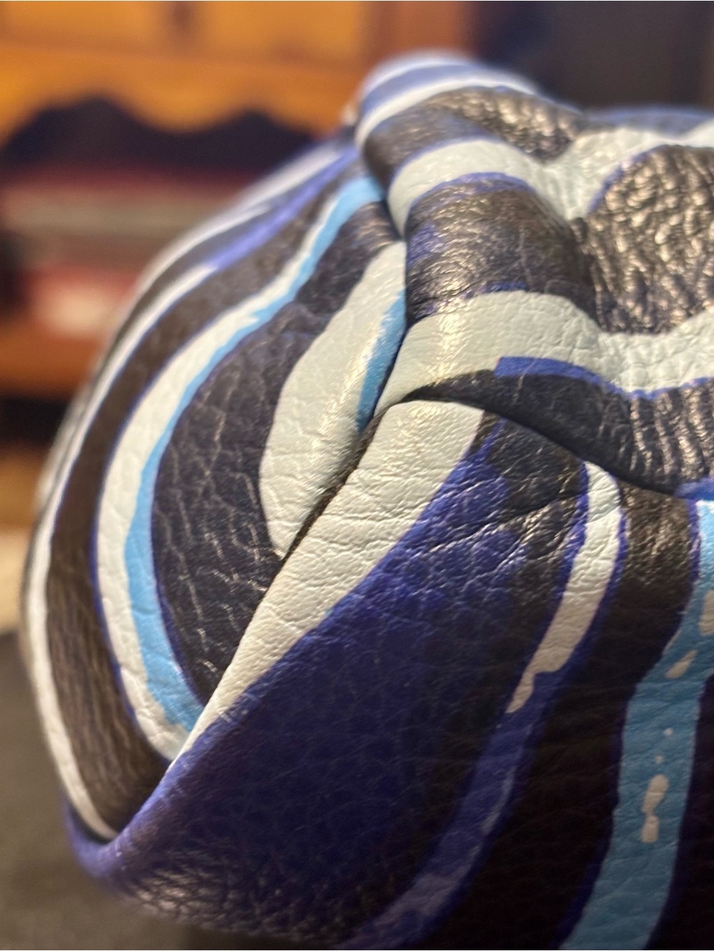 Aimee Kestenberg Blue and Black Zebra Print Leather CrossbodyTamitha - Picture 14 of 16